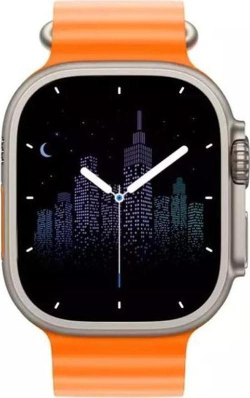 2024 Watch 8 Pro Max Amoled Ekran Android İos Uyumlu Akıllı Saat Turuncu