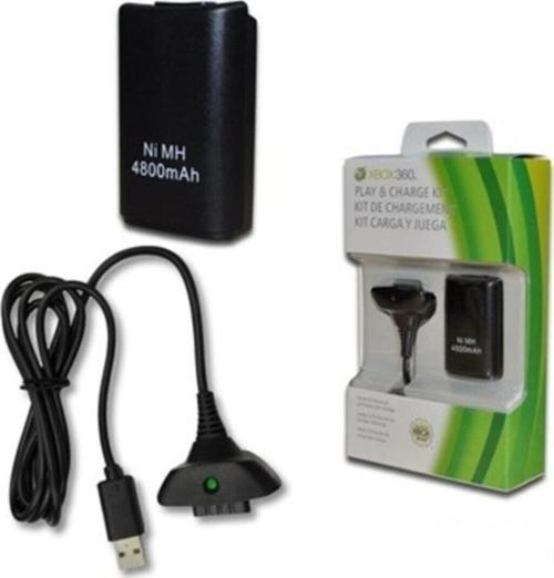 Xbox 360 Gamepad Uyumlu Şarj Kiti Batarya 4800 Mah Şarj Aparatı