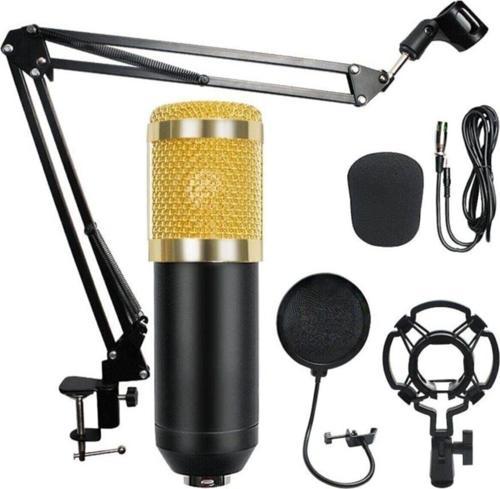Bm800 Stüdyo Kayıt Youtuber Mikrofonu Seti + Stand + Pop Filtre