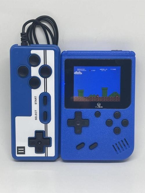Retro El Atarisi 400 Oyunlu Nostalji Oyun Konsolu 2 Kişilik Mavi