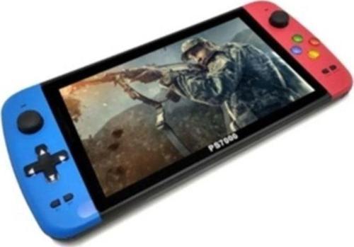 Retro Ps7000 128 Bit 7'İnç Geniş Hd Ekran Taşınabilir Oyun Yüklü Tv Ve El Oyun Konsolu