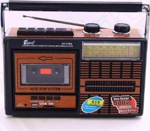Fp-319U Usb Sd Fm Radyo Kaset Çalar