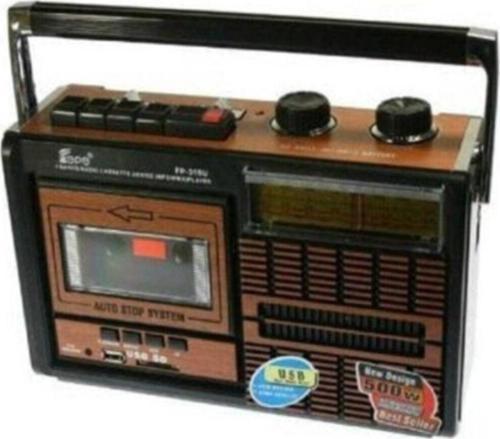 Fp-319U Usb Sd Kart Fm Retro Radyo Kaset Çalar