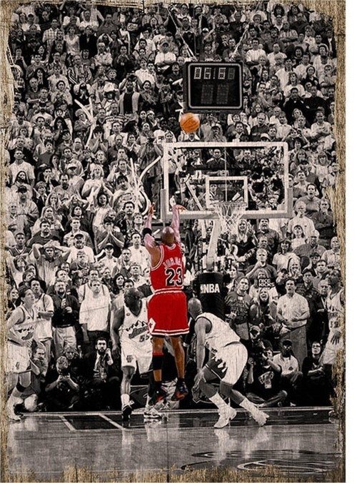 Ahşap Tablo Nba Basketbol