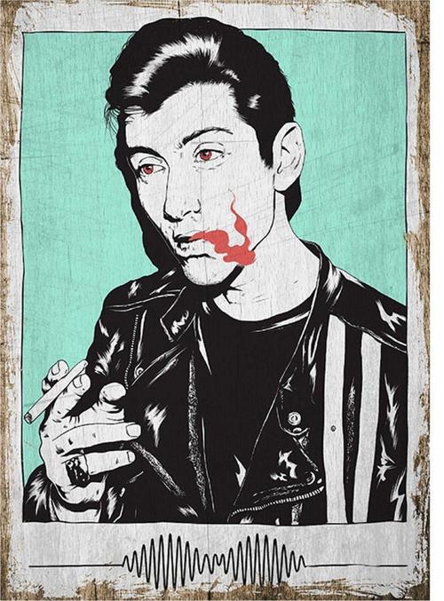 Arctic Monkeys Hediyelik Mdf Tablo