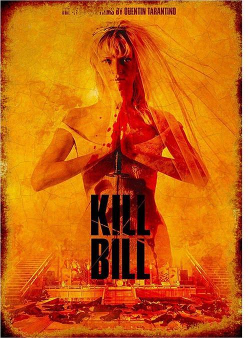 Kill Bill Hediyelik Ahşap Tablo 50 Cm X 70 Cm
