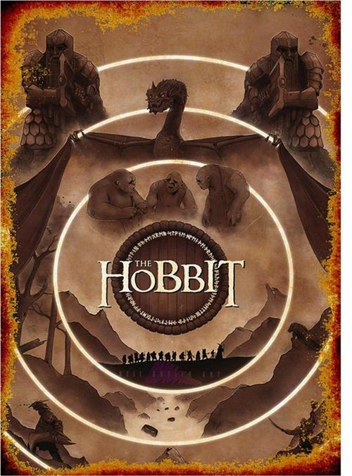 The Hobbit Dekoratif Mdf Tablo 50 Cm X 70 Cm