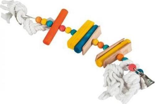 Loofah Doğal Ahşap Kuş Oyuncağı 35 CM