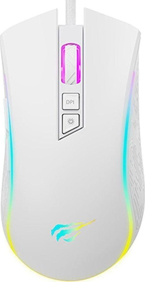 Gamenote MS1034 RGB Gaming Makrolu Programlanabilir Oyuncu Mouse - Beyaz