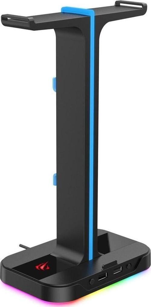 Gamenote TH650 RGB Işıklı Gaming Kulaklık Standı 2*USB Portu