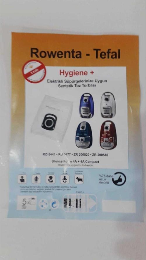 - Tefal Hygiene+ Elektrikli Süpürge Torbası