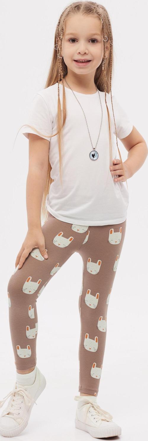 Sleepy Bunny Kız Çocuk Desenli Yazlık Tayt