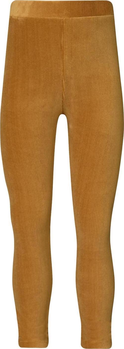 Hardal Kız Çocuk Fitilli Kadife Tayt