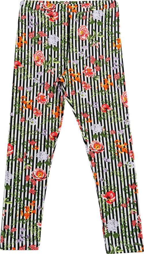 Stripe Garden Kız Çocuk Desenli Yazlık Tayt