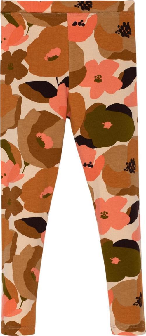 Somon Retro Flowers Kız Çocuk Yazlık Desenli Tayt