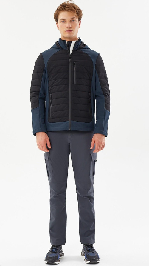 2411137-ING Erkek Softshell Mont