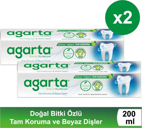 Doğal Bitki Özlü Florürsüz Diş Macunu 100 Ml / 2 Adet