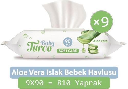 Softcare Aloe Vera Islak Bebek Havlusu 9'Lu Paket