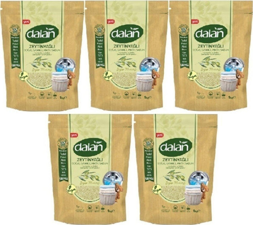 Granül Sabun Tozu 1 Kg Bebekler Için Zeytinyağlı 5'Li Set Yeni Ambalaj
