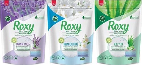 Roxy Bio Clean Matik Sabun Tozu 800Gr Karma 3 Lü Set (Lavanta/Bahar/Aloe Vera) (78 Yıkama)