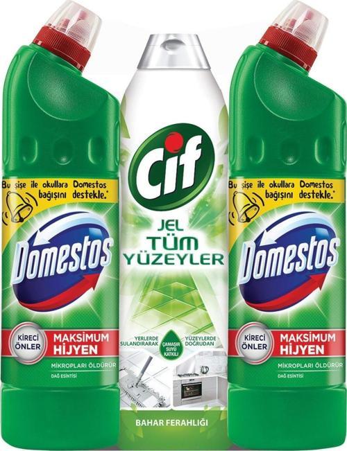 Dağ Esintisi 2'Li + Cif Tüm Yüzeyler İçin Jel 750 Ml