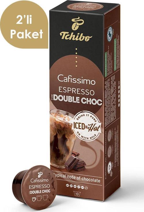 Cafissimo Espresso Double Choc Aromalı 2X10 Adet Kapsül Kahve