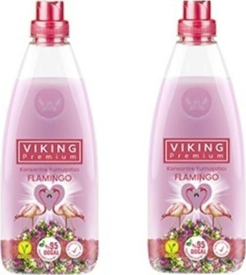 Premium Flamingo Konsantre Çamaşır Yumuşatıcı 1200 Ml 2 Adet
