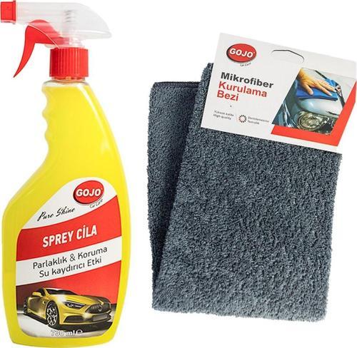 Hızlı Sprey Cila 730 ml & Gojo Mikrofiber Kurulama Havlusu