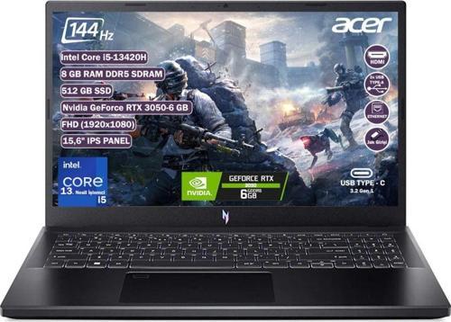 Nitro Core İ5 13420H 8Gb 512Gb Ssd Rtx 3050 Freedos 15.6" Fhd Notebook Nh.Qncey.001
