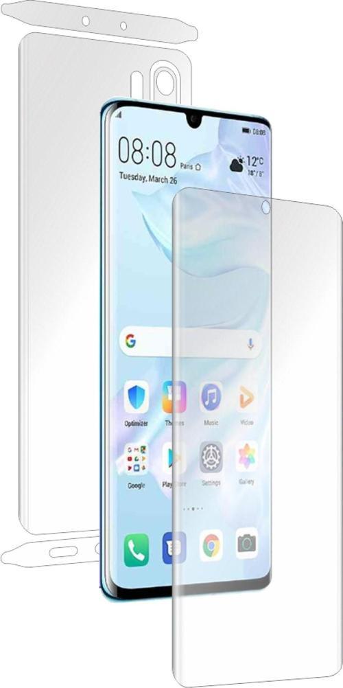 Huawei P40 Lite İle Uyumlu Ön-Arka 360 Fullbody Darbe Emici Kaplama ve Hd Ekran Koruyucu