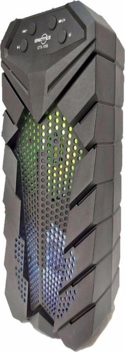 Gts 1559 3"x2 Fantastik Bluetooth Hoparlör Fm Usb Tf Aux Destekli Rgb Işıklı 10 Watt Speaker