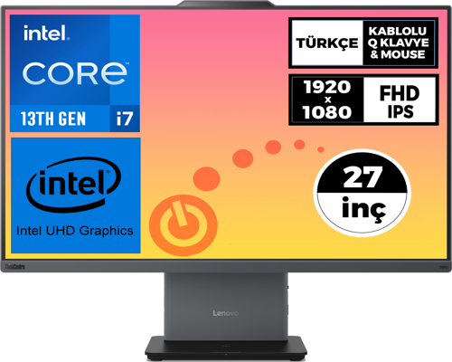 ThinkCentre Neo 50A G5 i7-13620H 64GB 4TB SSD 27" FHD Fdos AIO PC 12SA000RTR 012
