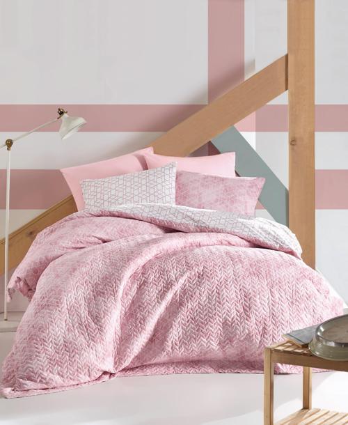 Minimal Çift Kişilik Complete Set Best Pembe