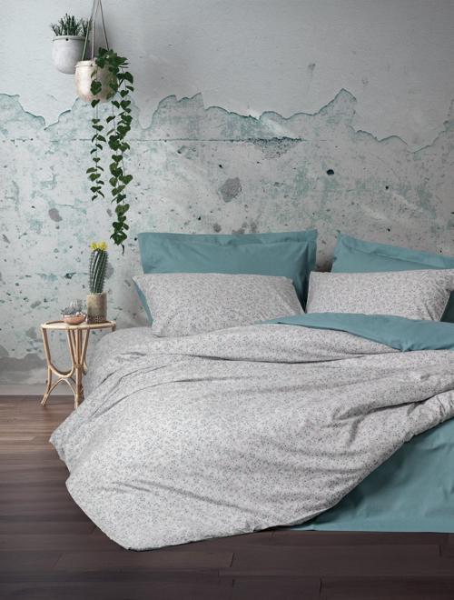 Petite Tek Kişilik Lastikli Çarşaflı Nevresim Takımı June Mint