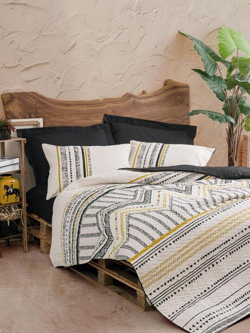 Ethnic Çift Kişilik Complete Set Elvira Siyah