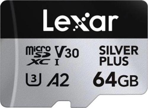 64gb Lexar Lmssıpl064g-bnang Hıgh-performance Sılver Plus Mıcrosdxc Uhs-ı Up To 205mb/s Read 100mb/s