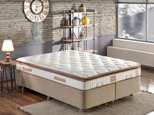 Niron Queen 140x190 Çift Kişilik Tam Ergonomik Pedli Lüks Yatak Orta Sert Özel Yatak