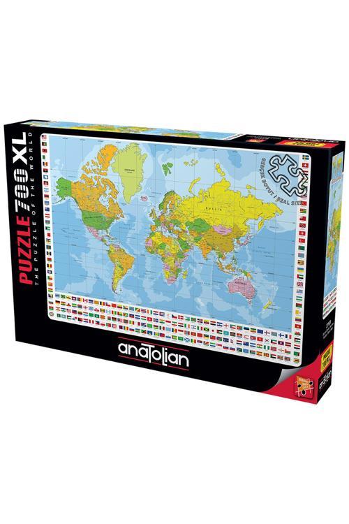 700 Parça XL Puzzle - Dünya Siyasi Haritası 2703