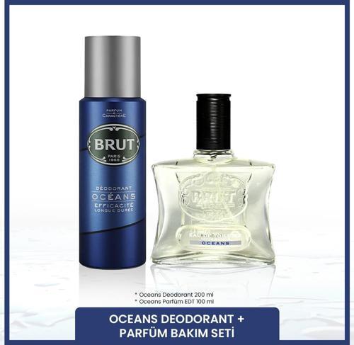 Oceans Erkek Bakım Seti Parfüm EDT 100 ml, Deodorant 200 ml