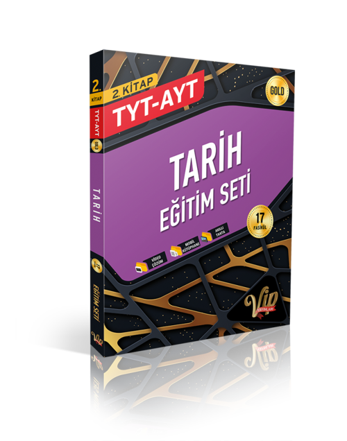 Vip Yayınları TYT-AYT Tarih Eğitim Seti 2. Kitap Gold Serisi 17 Fasikül