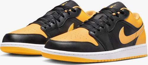 Air Jordan 1 Low Yellow Ochre White Black Sneaker Ayakkabı 553558-072