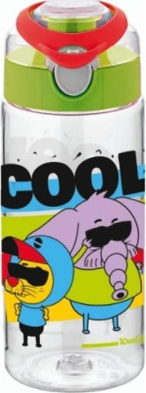 Kral Şakir Desenli Yeşil Tritan Matara 500 Ml