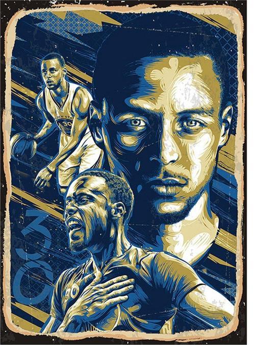 Basketbolcu Nba Dekoratif Mdf Tablo