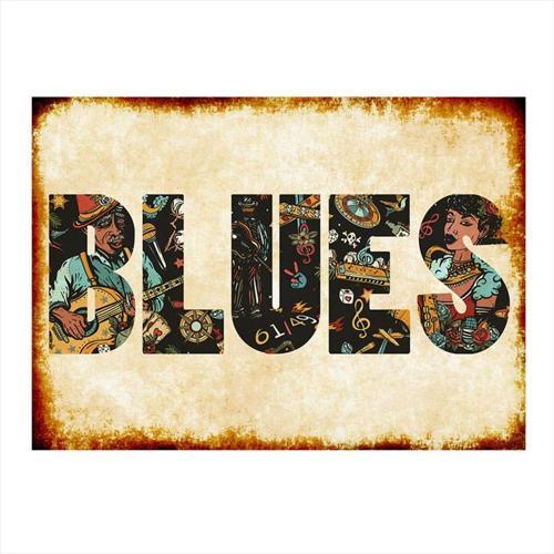 Blues Müzik Tasarım Mdf Tablo