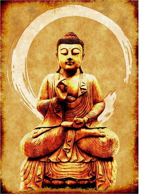 Buddha Modern Mdf Tablo