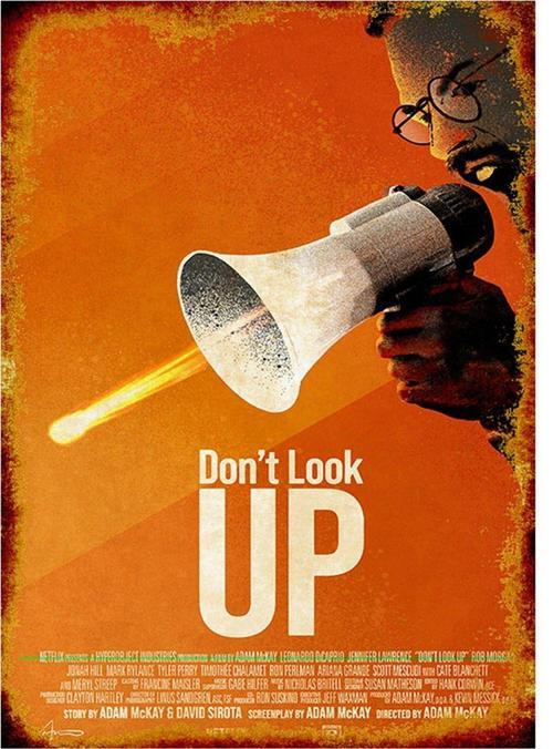 Don'T Look Up Hediyelik Ahşap Tablo