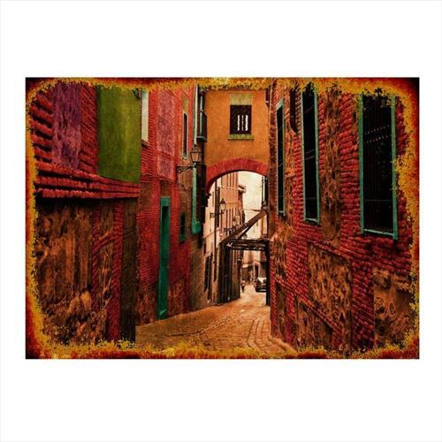 Dar Sokak Dekoratif Mdf Tablo