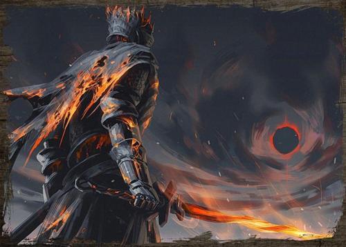 Ahşap Tablo Dark Souls 3 Fanart