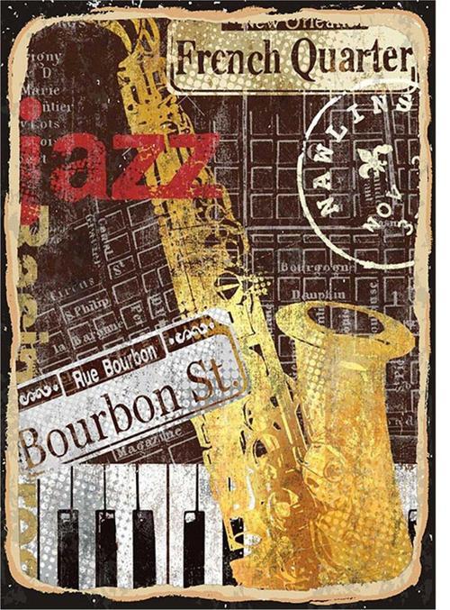 Caz Müzik Modern Mdf Tablo