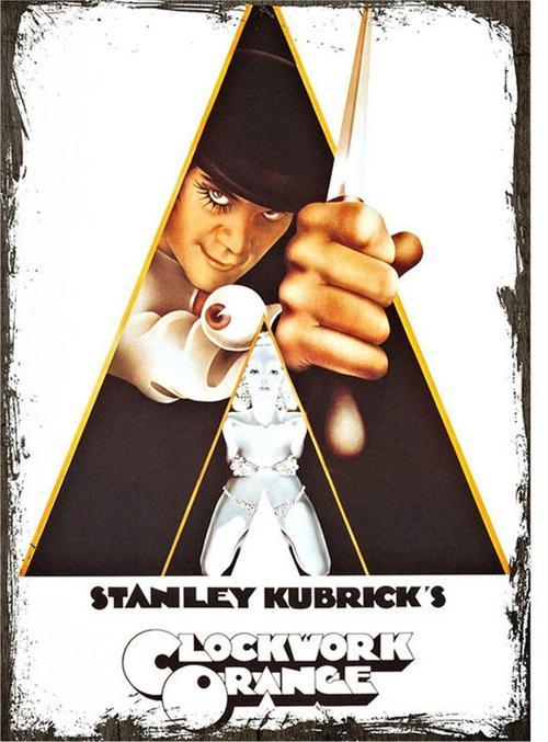 Ahşap Tablo Clockwork Orange Afiş Mdf Tablo
